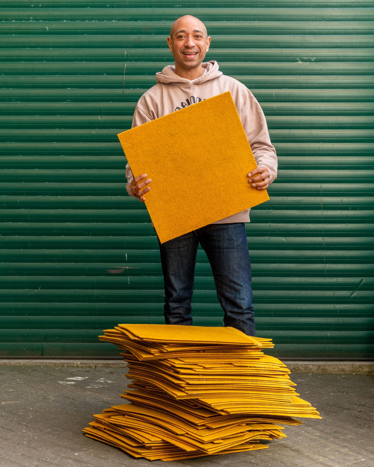 Picture of a real freegler, looking happy. Photo by Alex Bamford.